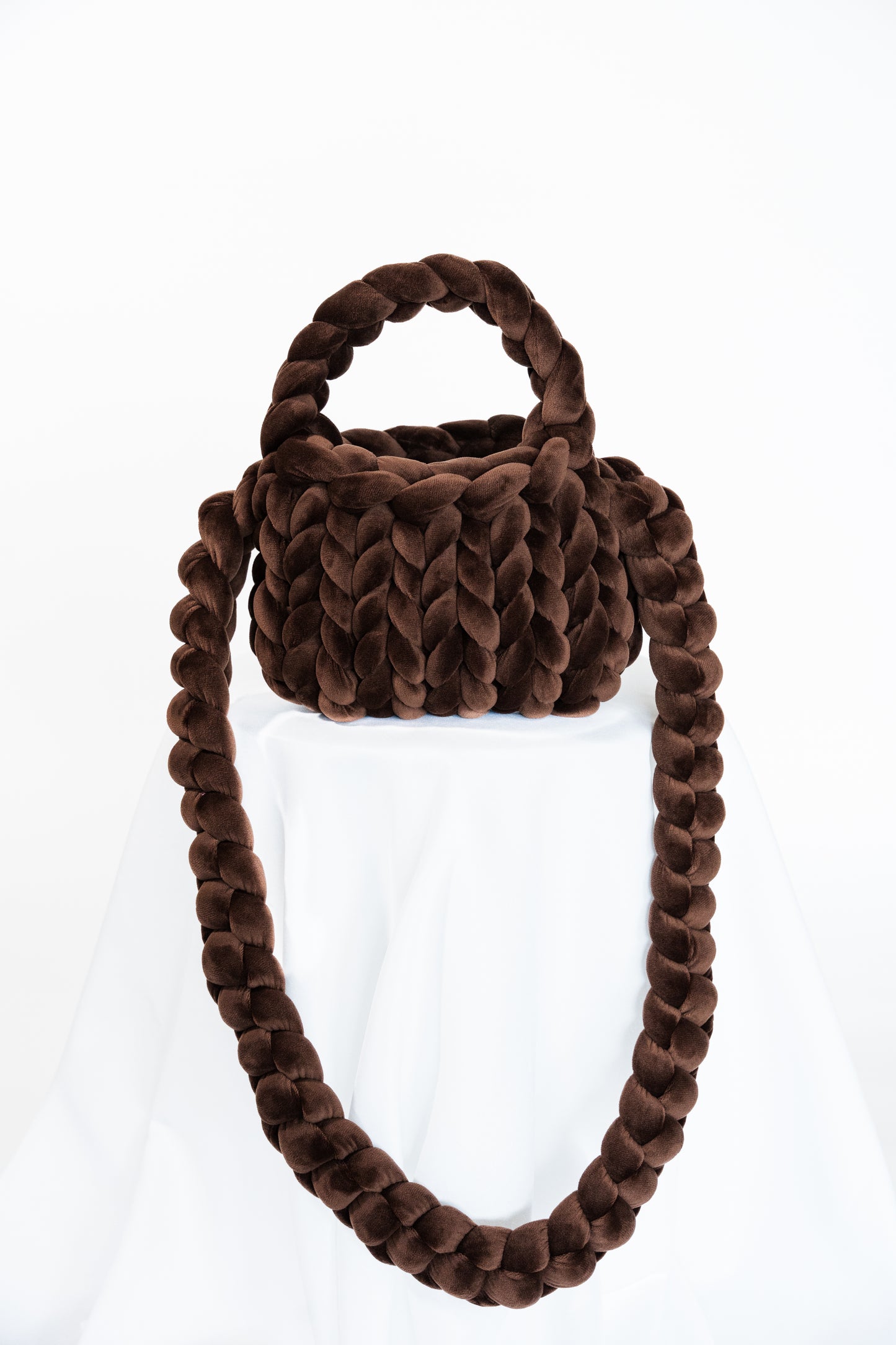 crossbody BROWNIE velvet