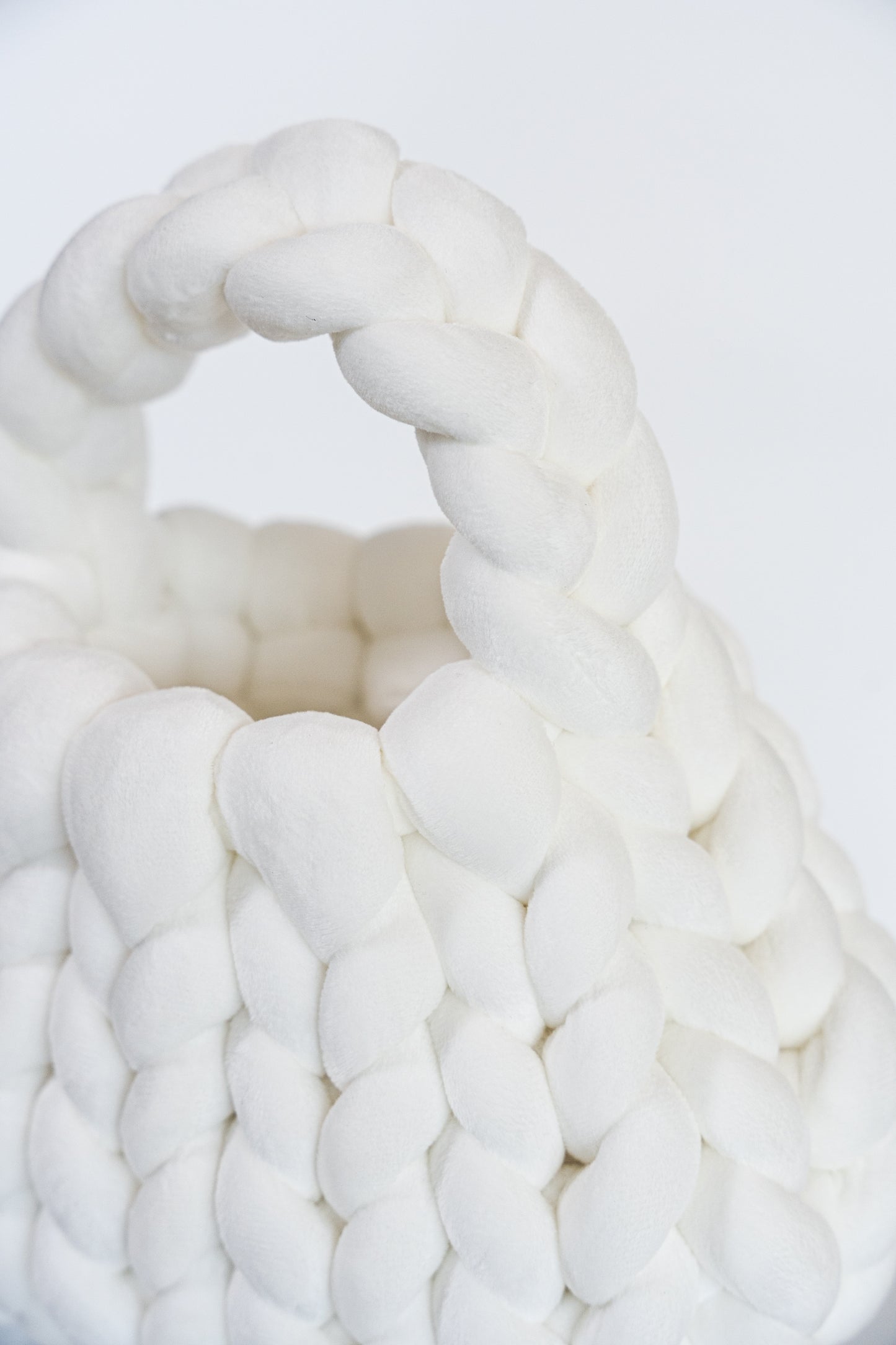 handbag WHITE velvet