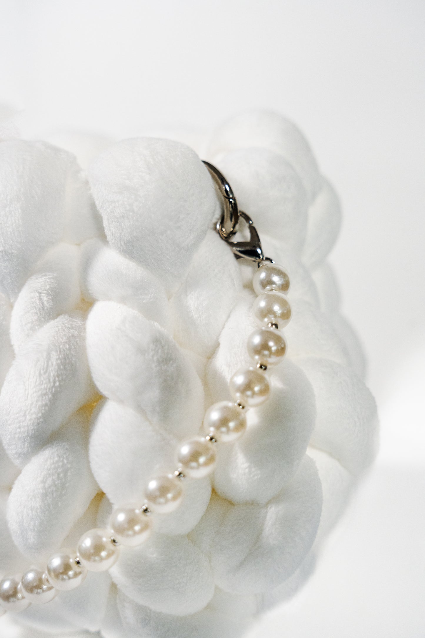 minibag WHITE velvet