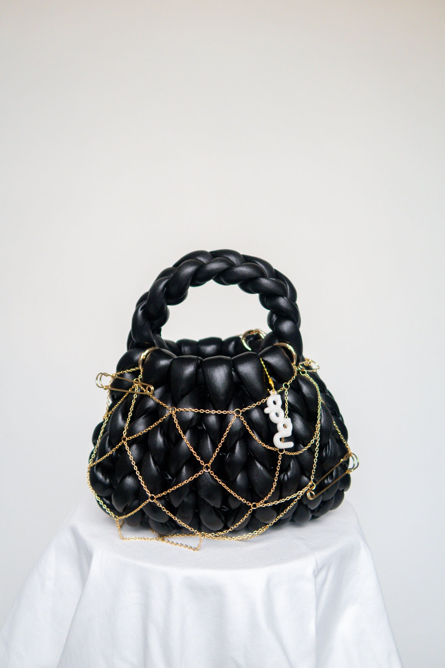 handbag BLACK shiny