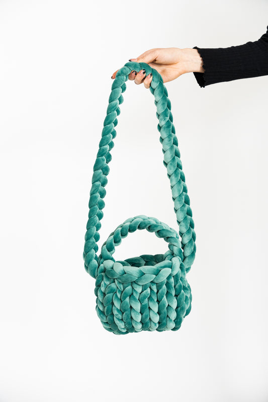 crossbody EMERALD velvet