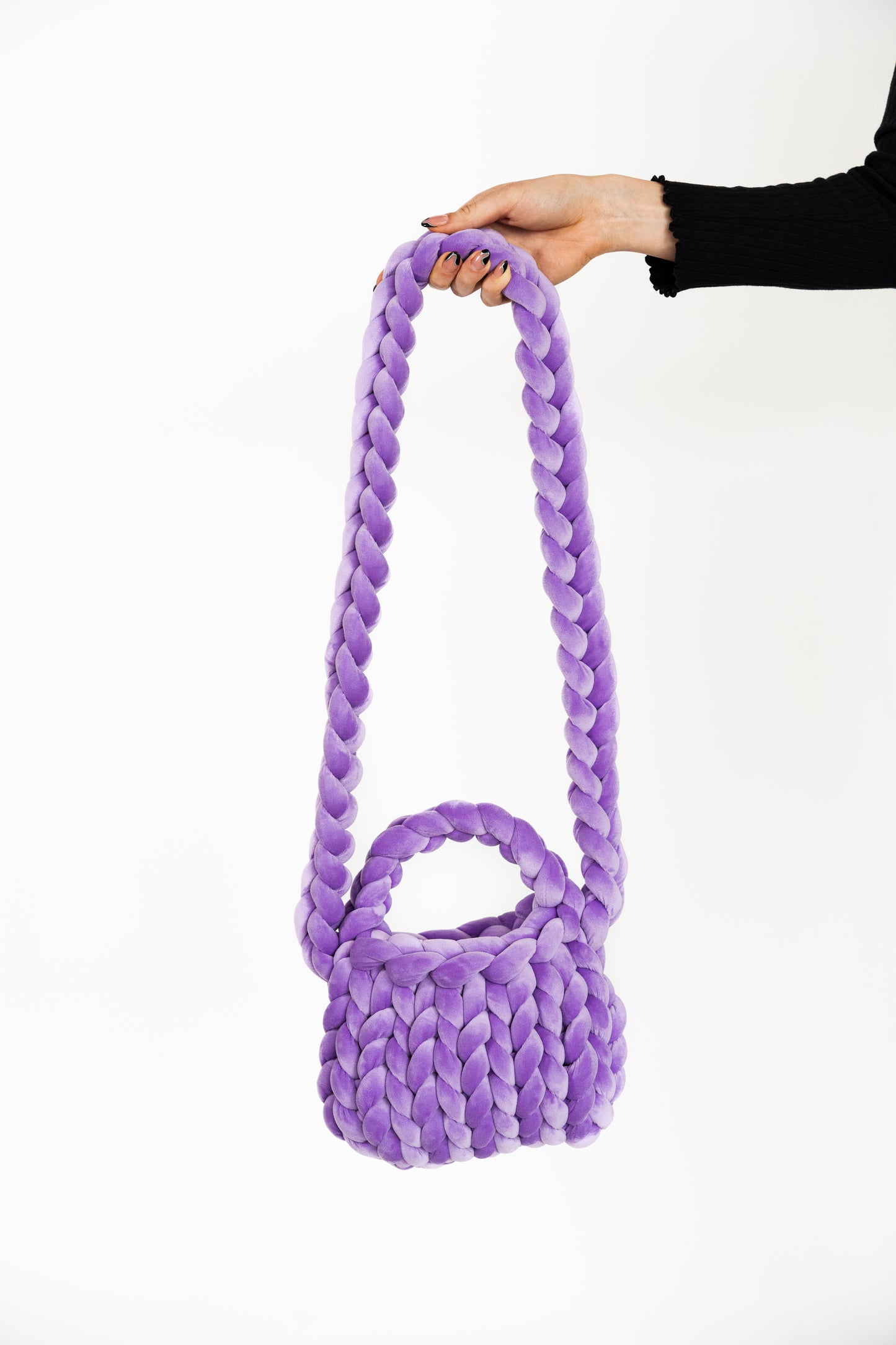 crossbody VIOLETIE velvet