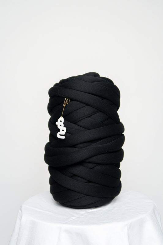Chunky Yarn BLACK SOFT by Nada