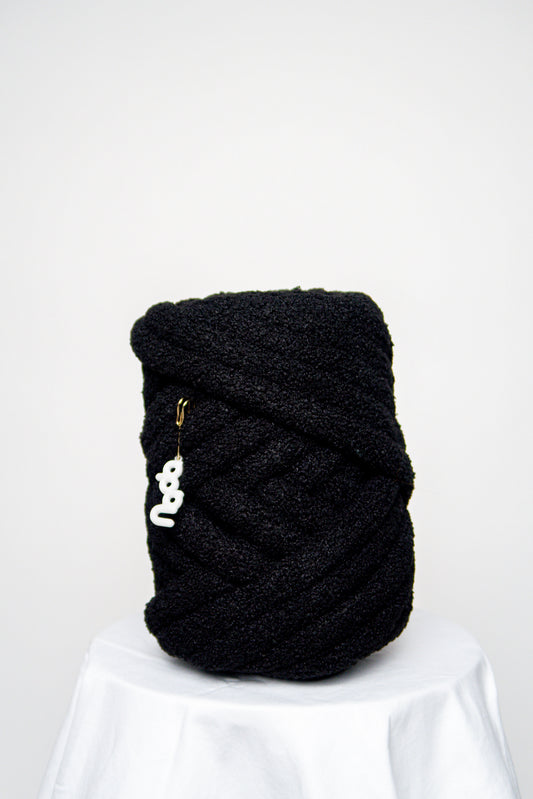 Chunky Yarn BLACK TEDDY by Nada