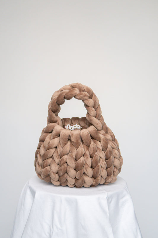 handbag MOCHA velvet