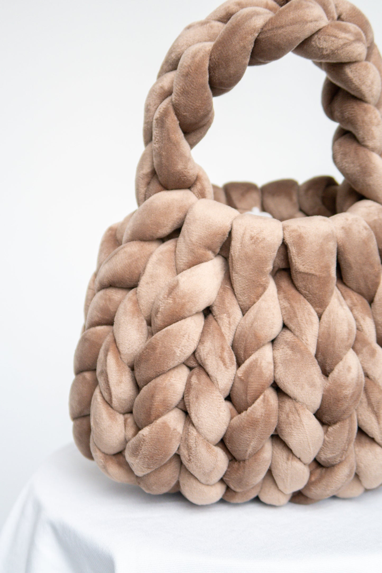 handbag MOCHA velvet