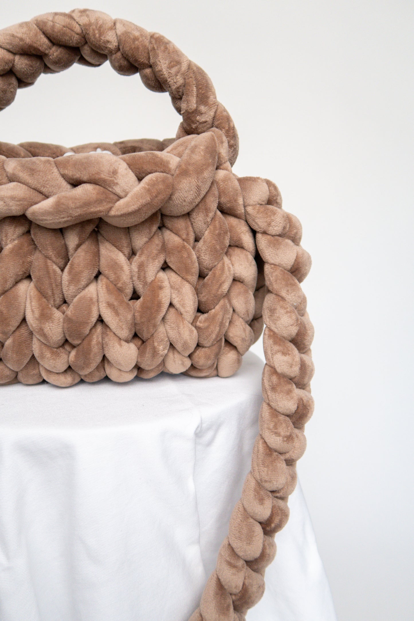 crossbody MOCHA velvet