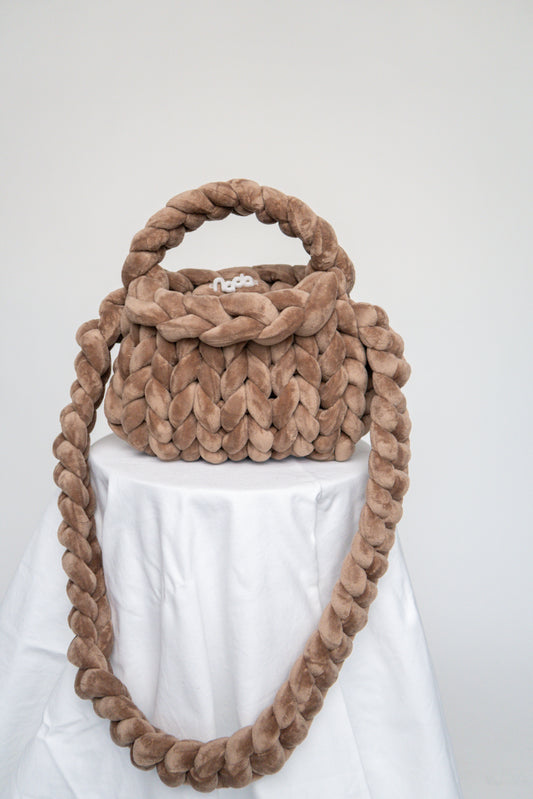 crossbody MOCHA velvet