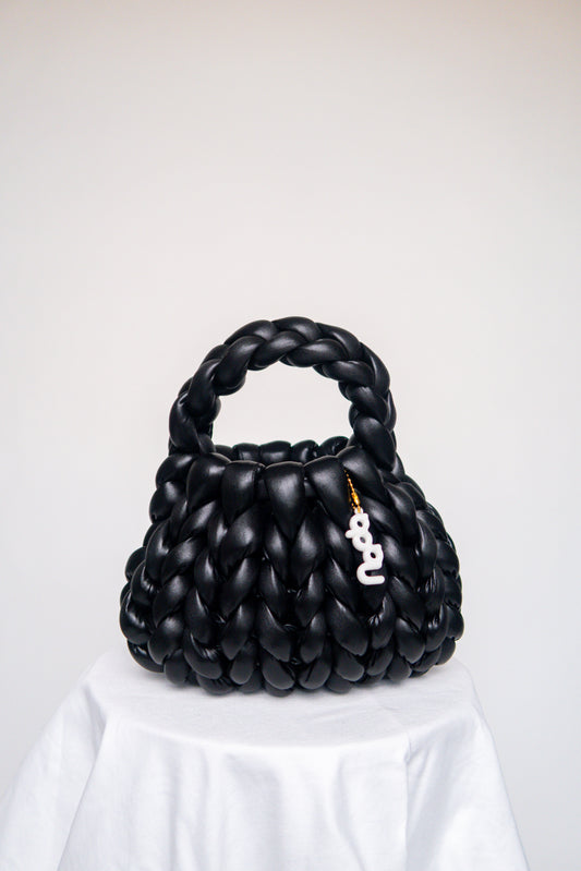 handbag BLACK shiny