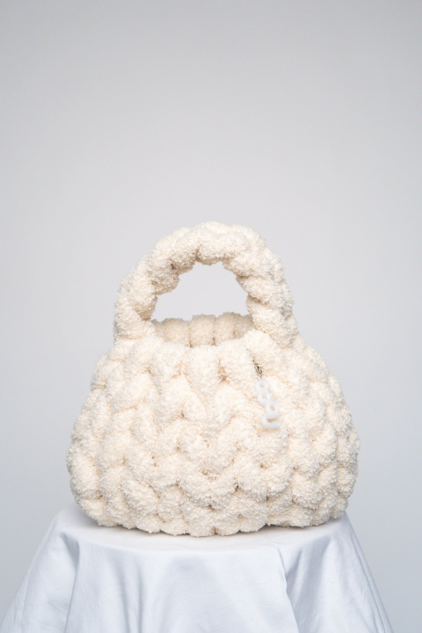 Teddy Handbag Whitey