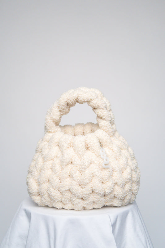 Teddy Handbag Whitey